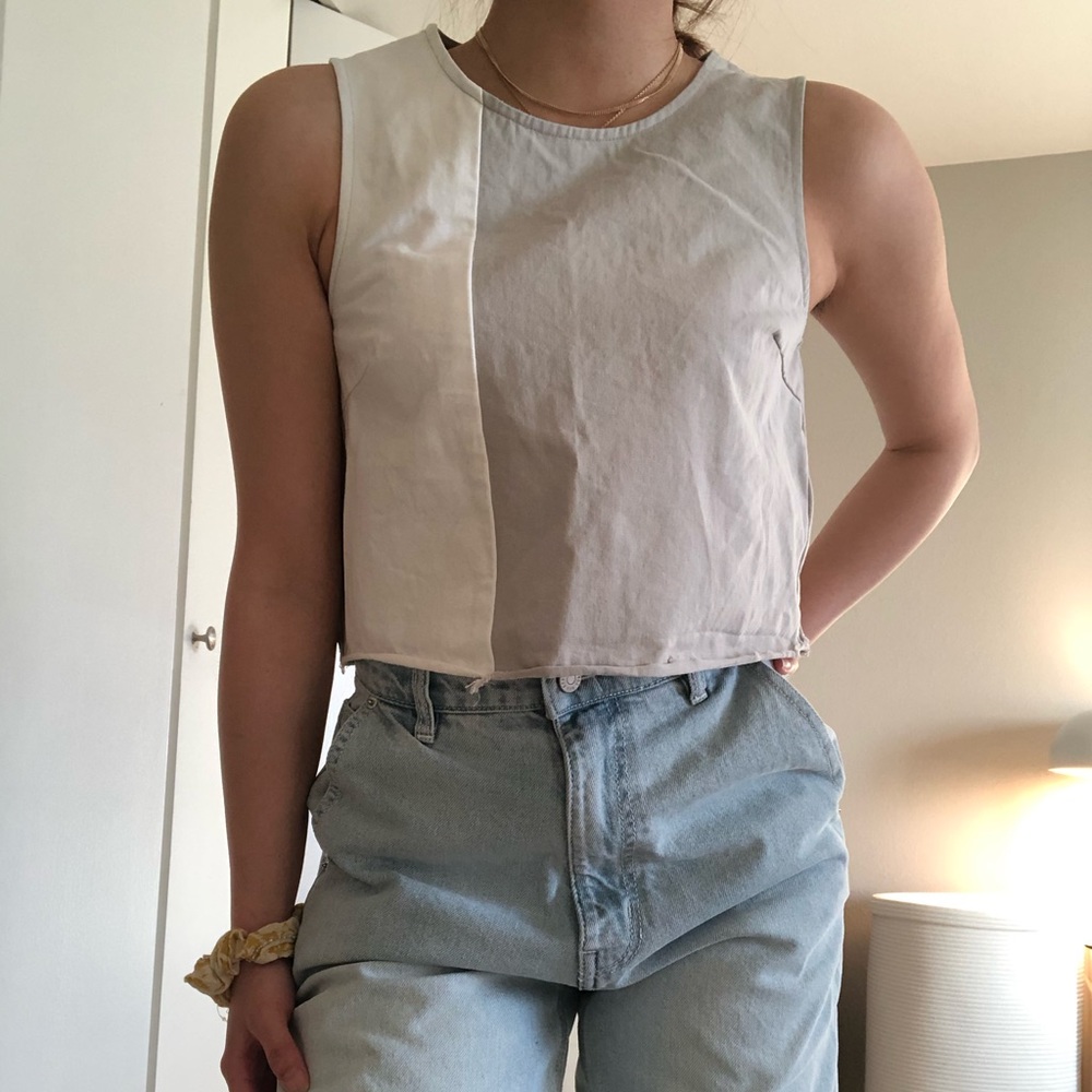 (SOLD) Colorblock sleeveless top
